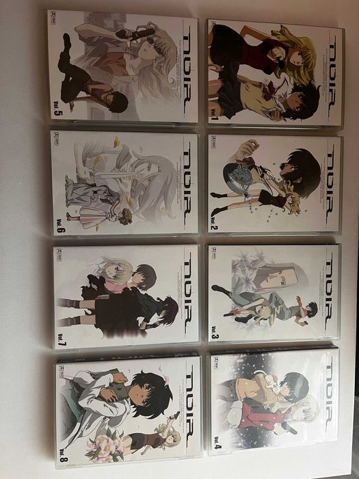 NOIR - anime DVD, komplet, edycja kolekcjonerska w boxie, stan b.dobry