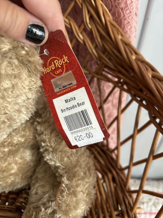 Stary mis vintage Hard Rock Cafe teddy bear