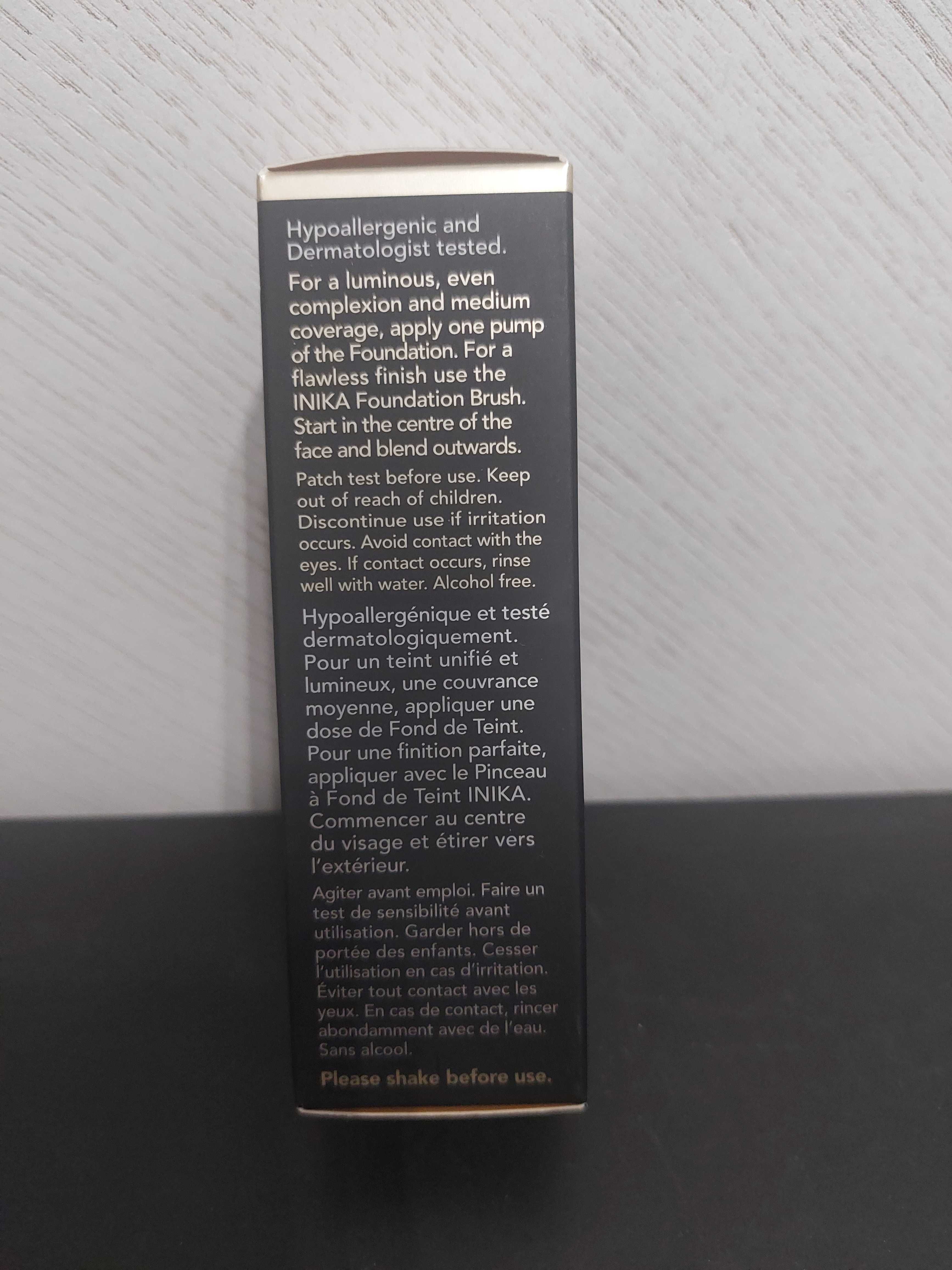 INIKA - oryginalny płynny podkład mineralny, kolor Toffee 30 ml