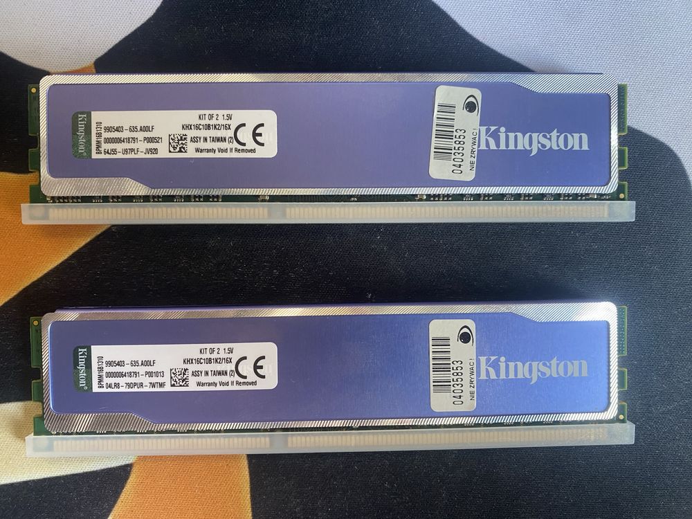 RAM Kingston HyperX DDR3 16GB (2x8GB) 1600MHz