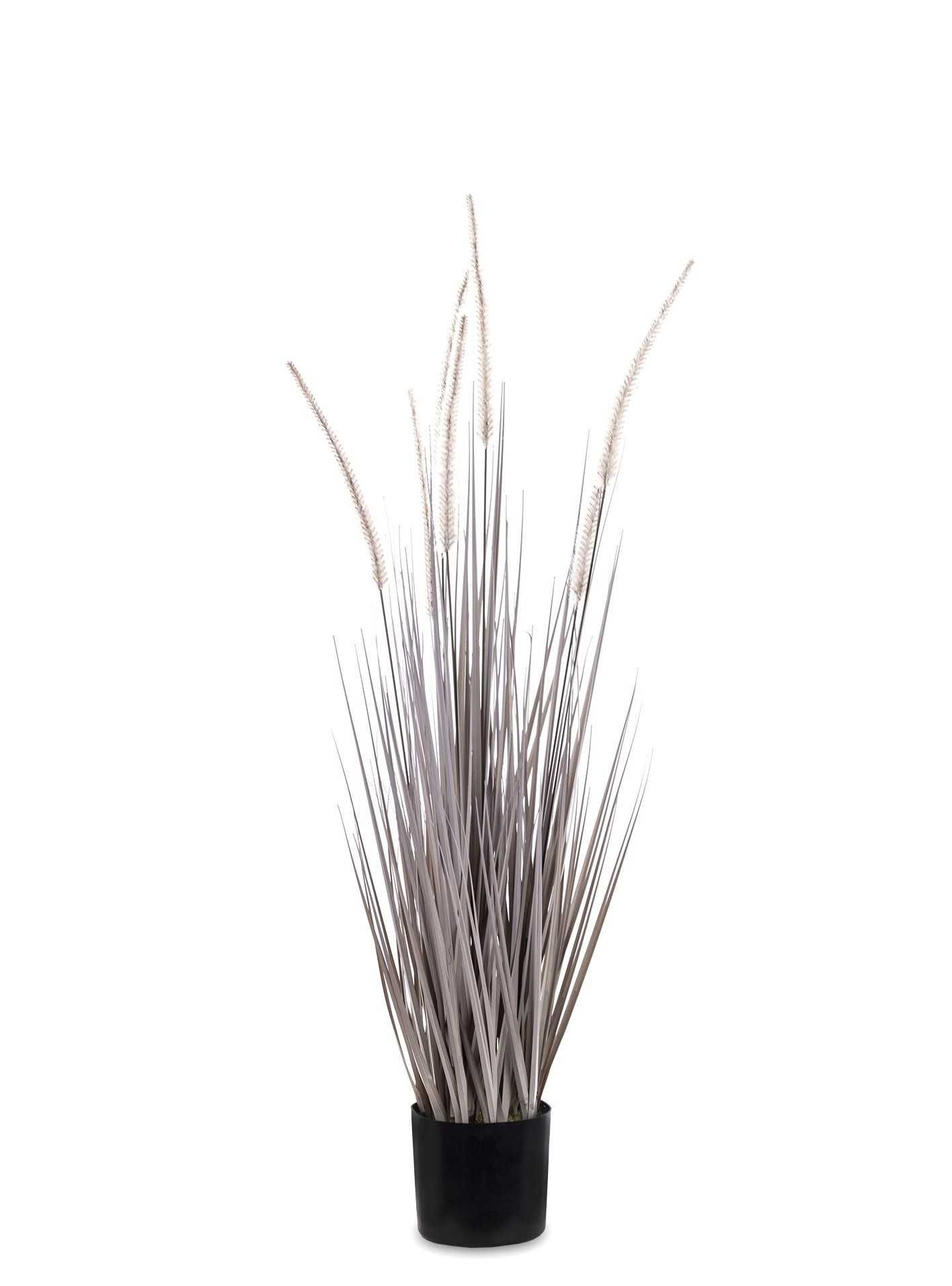 Sztuczna wysoka trawa dekoracyjna trzcina w doniczce 90 cm 161049