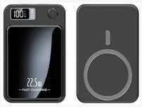 Szybki Bezprzewodowy POWER BANK MagSafe Indykcyjny 5000mAh 22,5W USBC