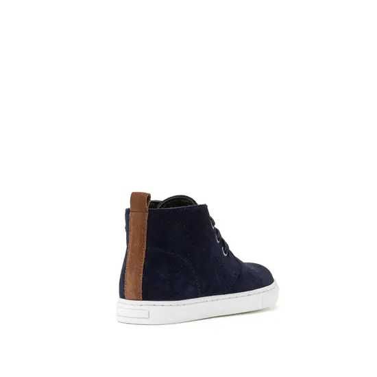 Botas camurça/taupe azul navy T.30 - La Redoute