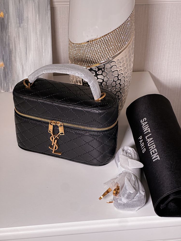 Torebka YSL yves saint laurent Gaby Vanity Bag mała luxuary markowa