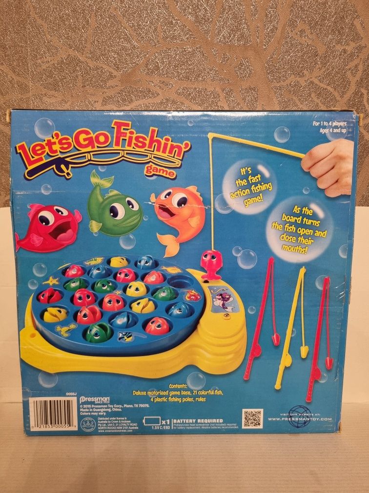 Настольная игра Занимательная рыбалка Lets Go Fishing Pressman Toys