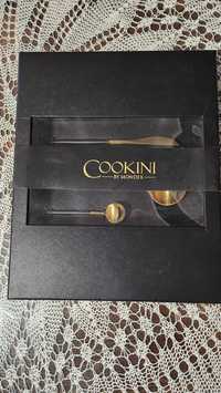 Cookini by mondex zestaw złote sztućce 16szt 4kpl