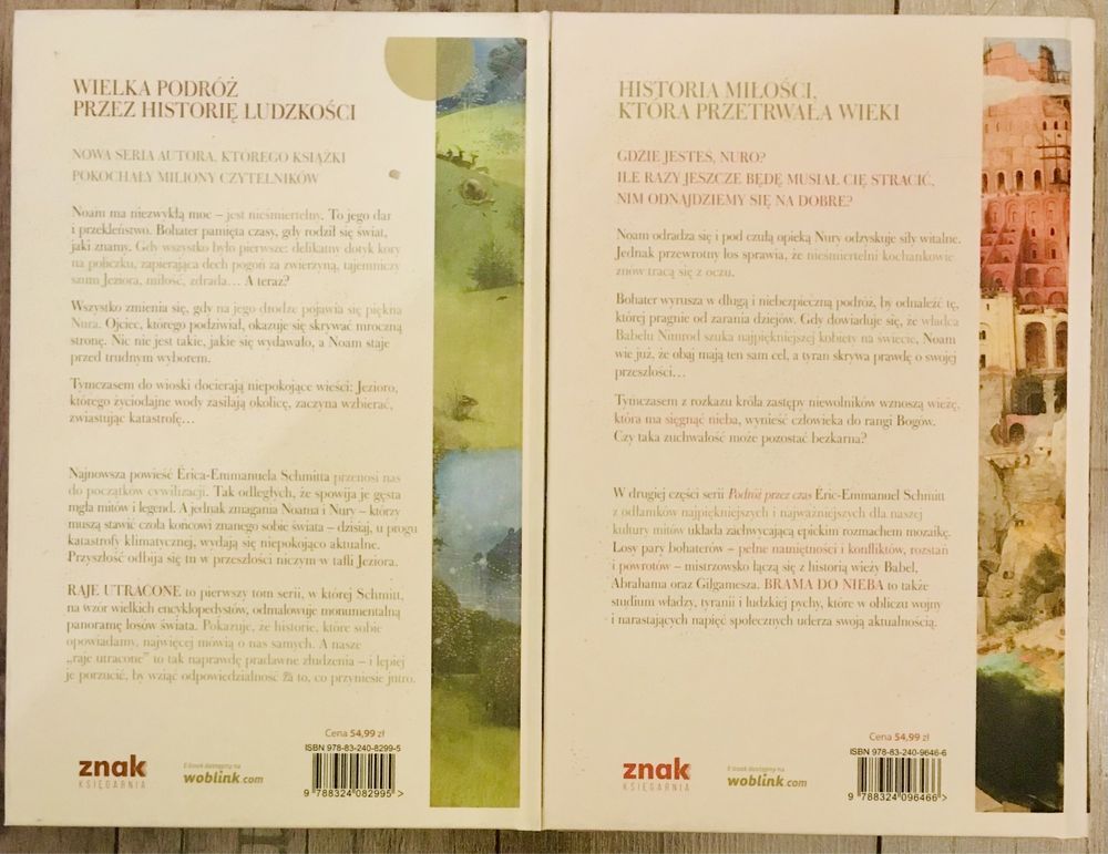 Raje utracone + Brama do nieba, Eric-Emmanuel Schmitt
