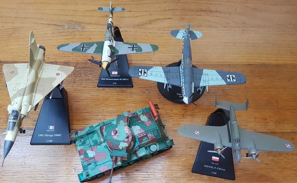 modele samolotów  czołg