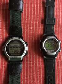 Часы Casio с браслетом для рыбалки