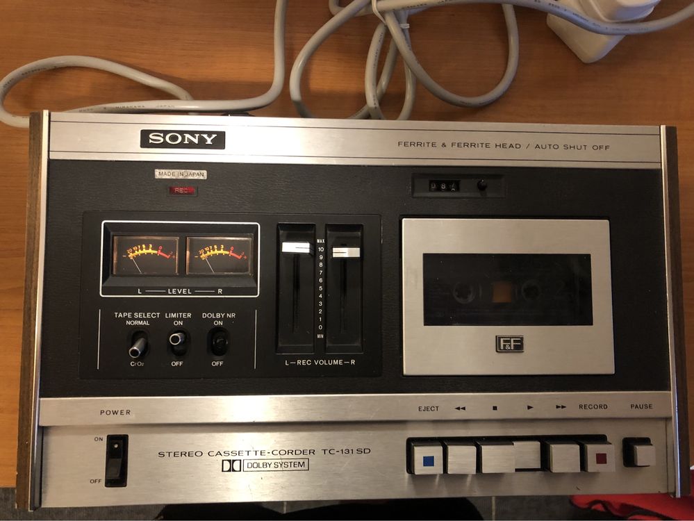 odtwarzacz Sony tc 131 sd Vintage