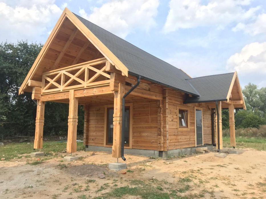 Domy z bali drewniane na zgłoszenie z bala -stelarzowe