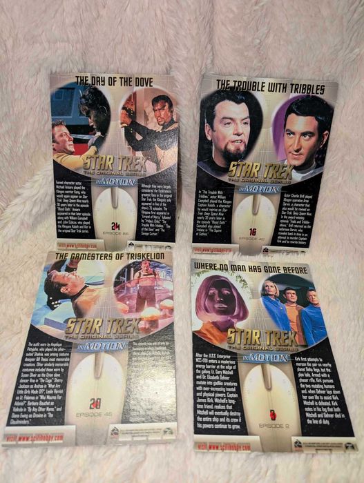 Rittenhouse Star Trek 1999 Paramount Karty Promocyjne 3D Pocztówka