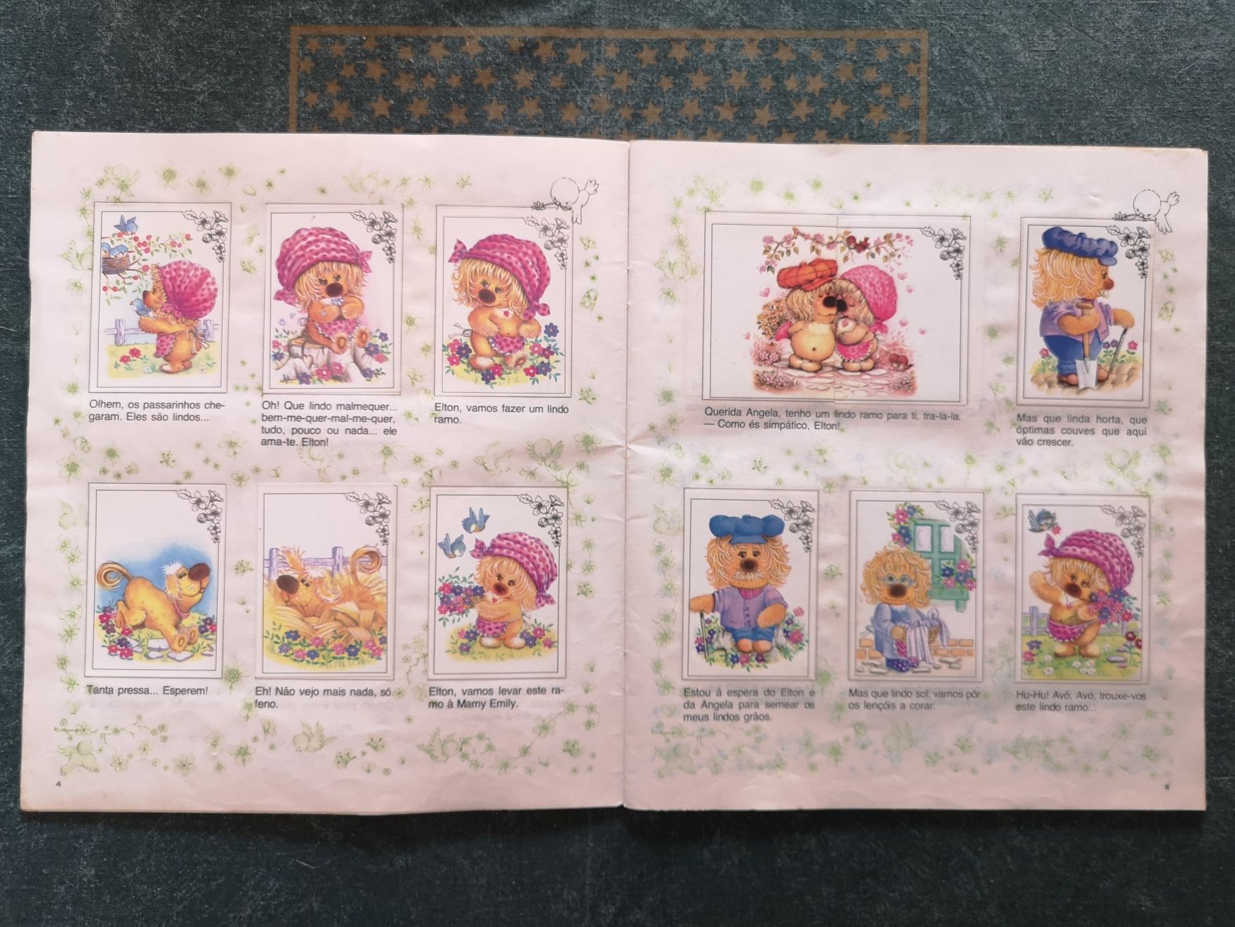 Woofits as 4 estações (caderneta de cromos - Panini 1982)