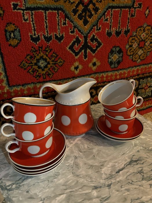 Сервіз в горошок ссср