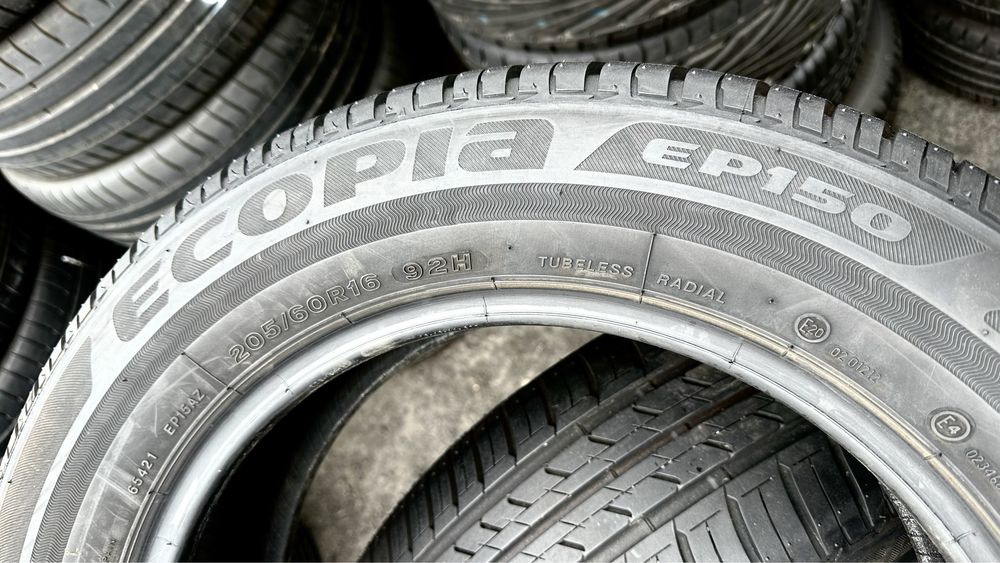 205/60/16 Bridgestone Ecopia EP150 | 90%остаток | летние шина | 2021г