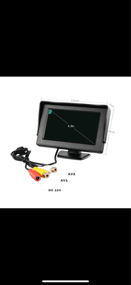 Комплект Монитор и камера  заднего вида