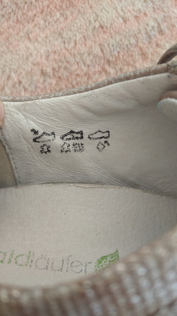 Sneakersy Waldläufer  skóra. r. 39