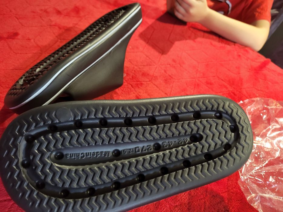 Klapki piankowe męskie unisex 42-43cm