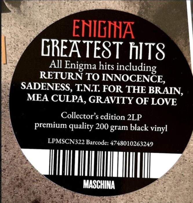 Вінілова платівка  Enigma - The Greatest Hits Нова