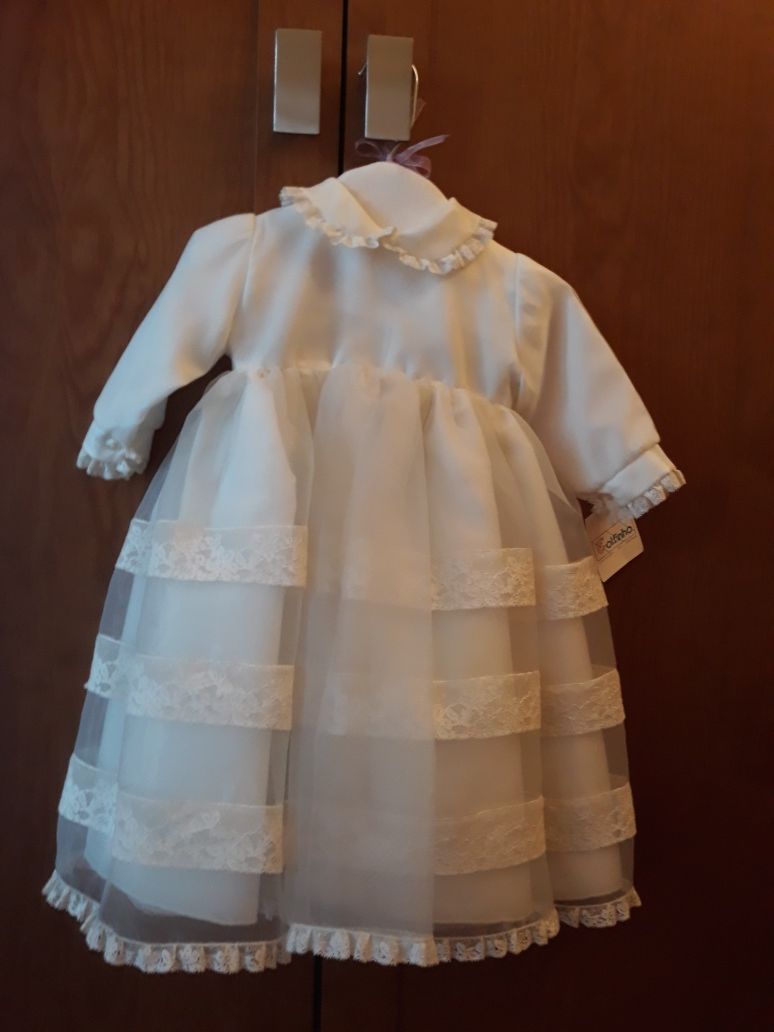 Vestido de Baptizado NOVO.