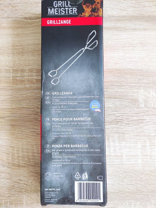 Szczypce do grillowania GrillMeister