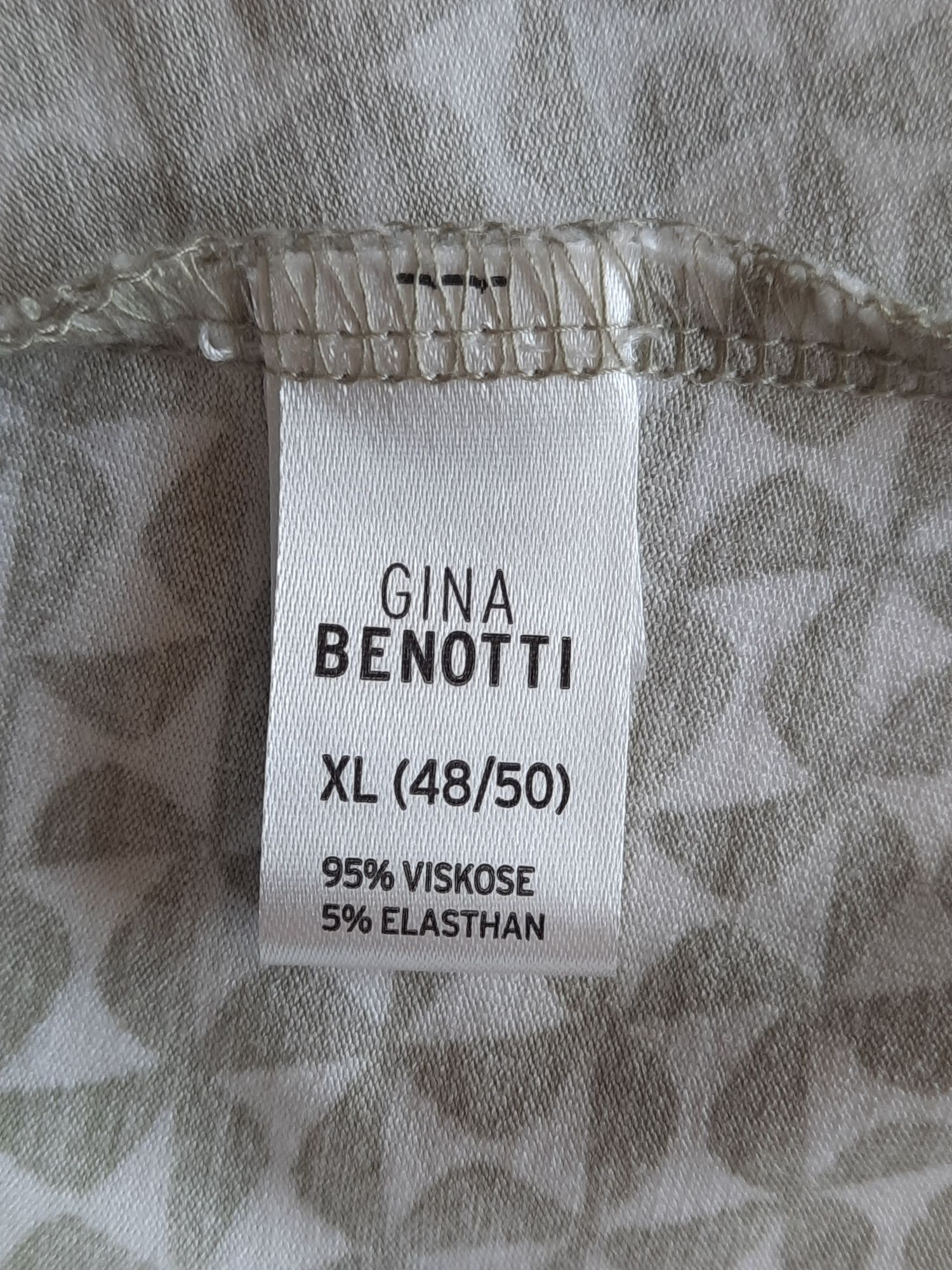 Bluzka wiskoza Gina Benotti roz. 48, 50, XXL