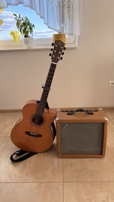 Wzmacniacz do gitary akustycznej z mp3 i mikrofonem