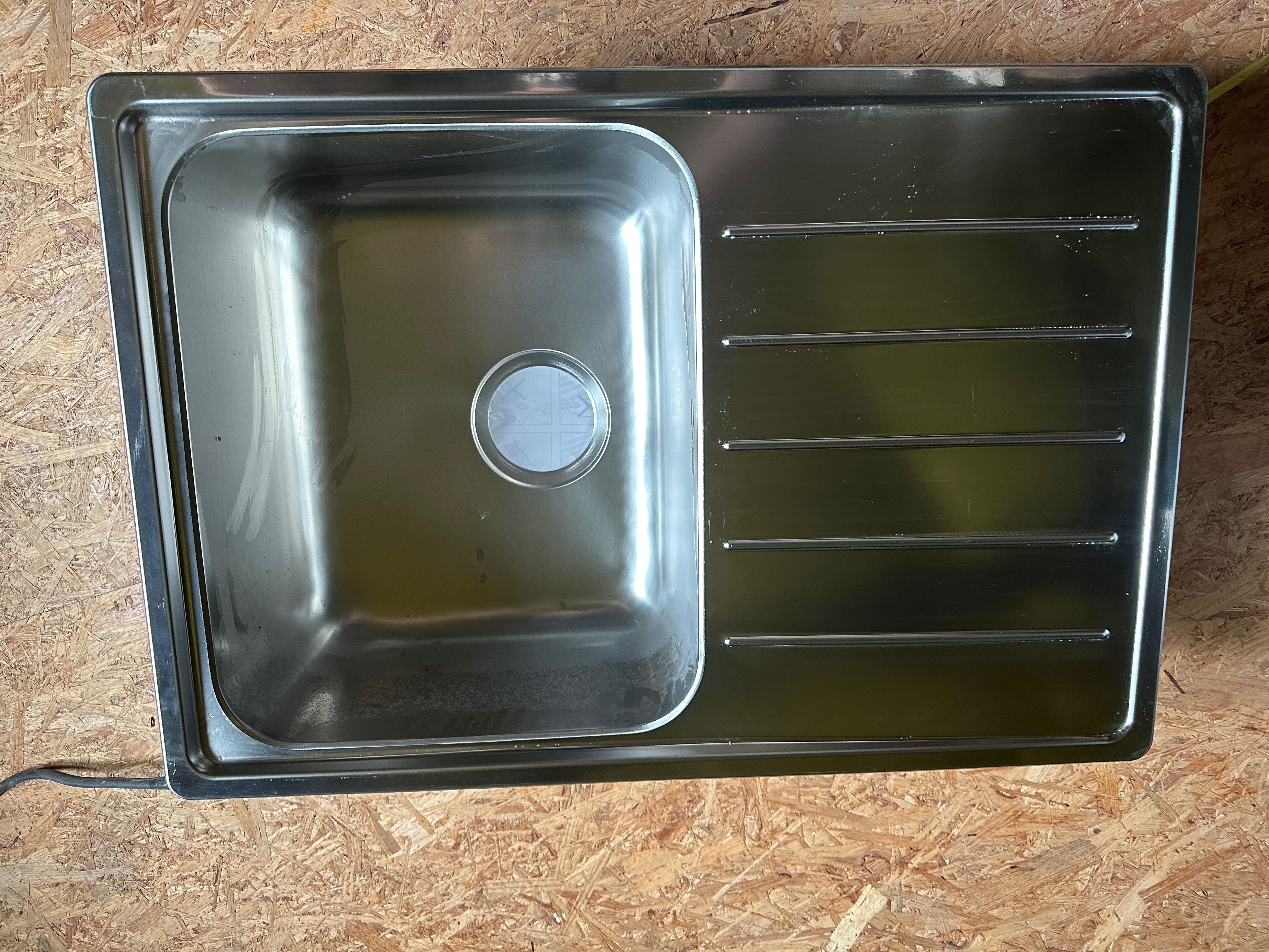 zlew inox jednokomorowy