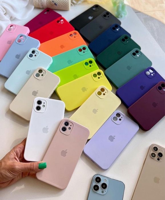 Чохол iPhone 11 та інші, чехол Айфон про макс квадратний борт