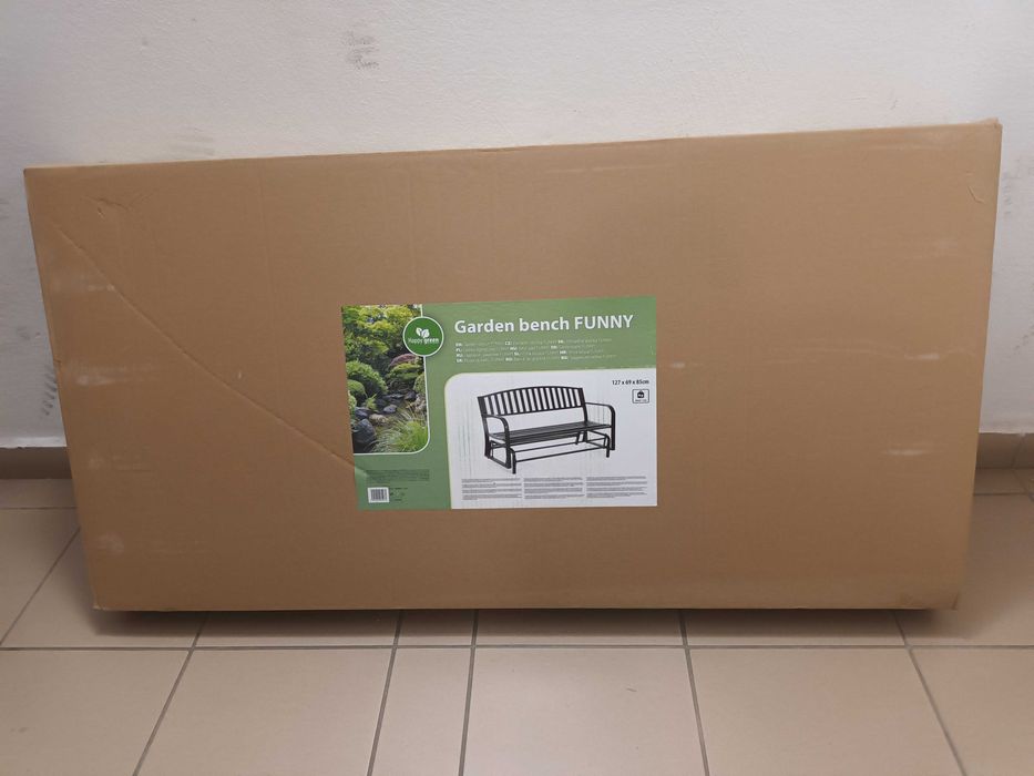 NOWA BUJANA huśtawka ławka metalowa