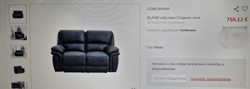 Sofá Elétrico Relax