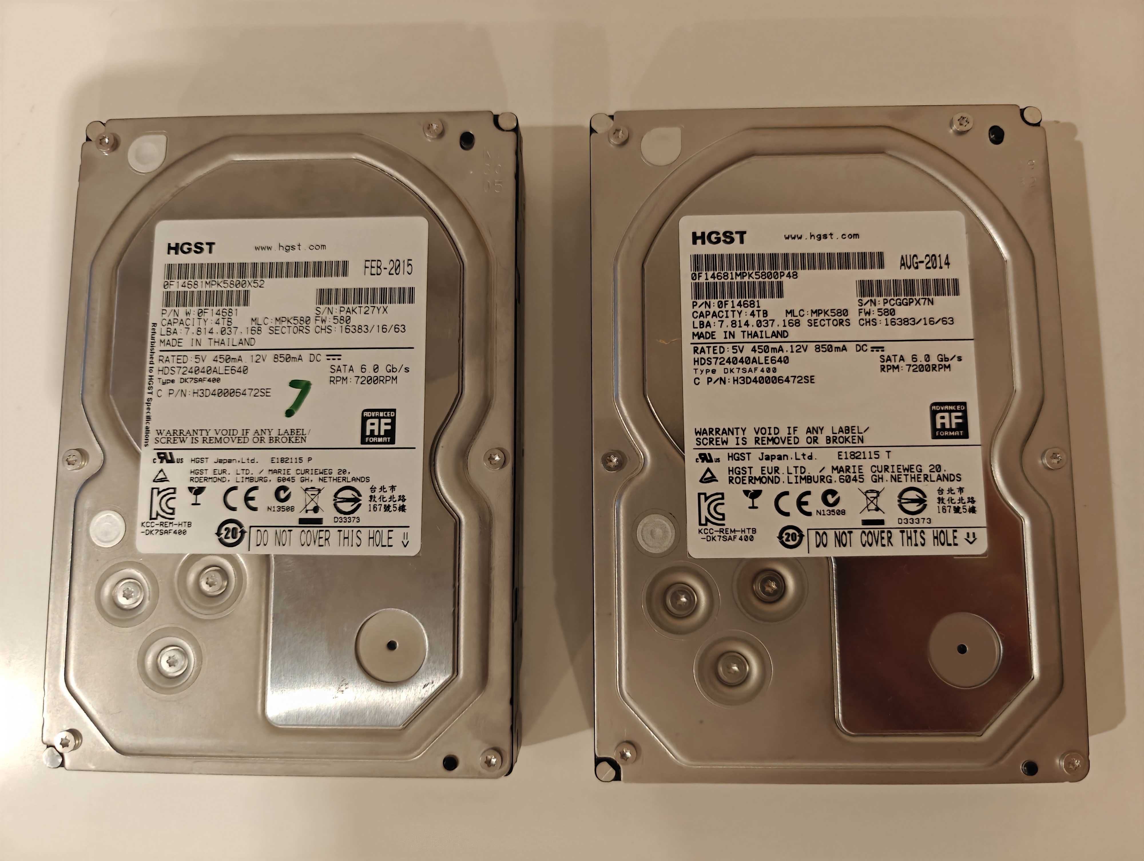 4tb Hitachi Disco Rígido x 2