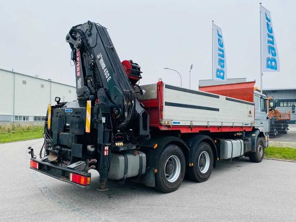 Самоскид MAN 33.464 Kipper 6x4 кран маніпулятор Hiab 400  19м  6700 кг