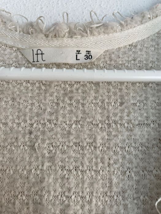 Casaco comprido branco