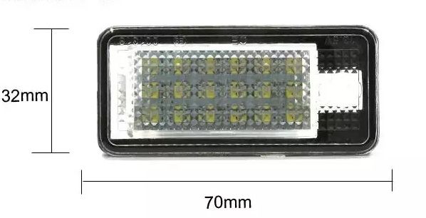 Kit luz matrícula Led para Audi