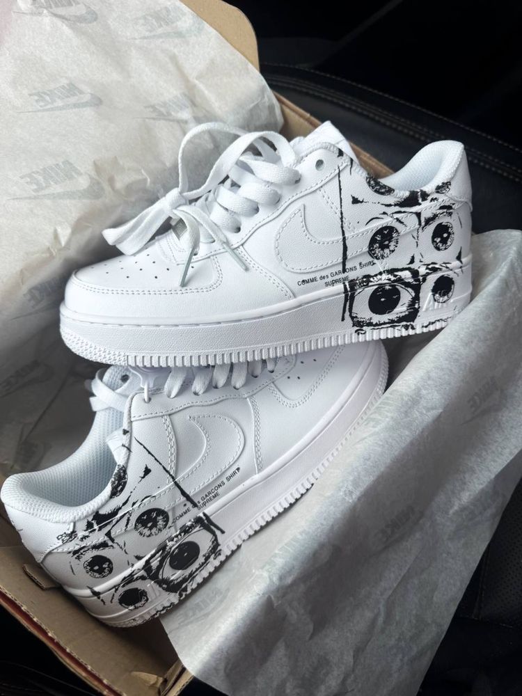 36-46 р кросівки Nike Air Force 1 Low х Comme des Garçons Supreme