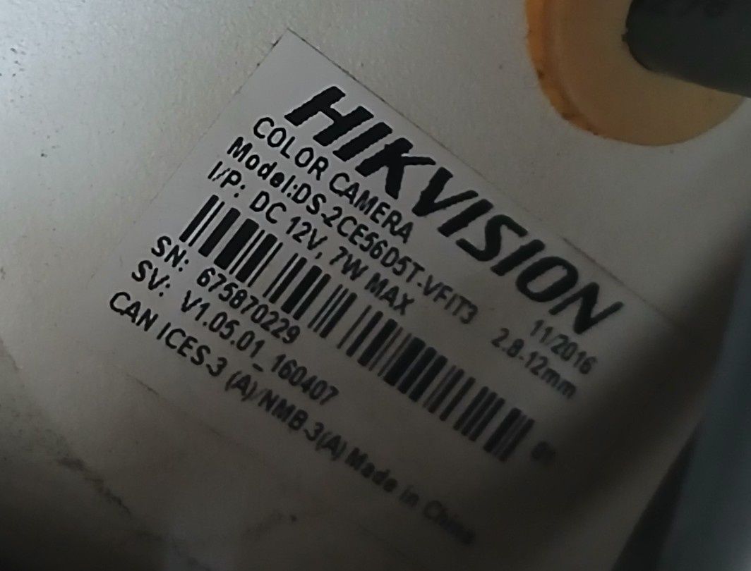 Камера Hikvision DS-2CE56D5T-VFIT3
