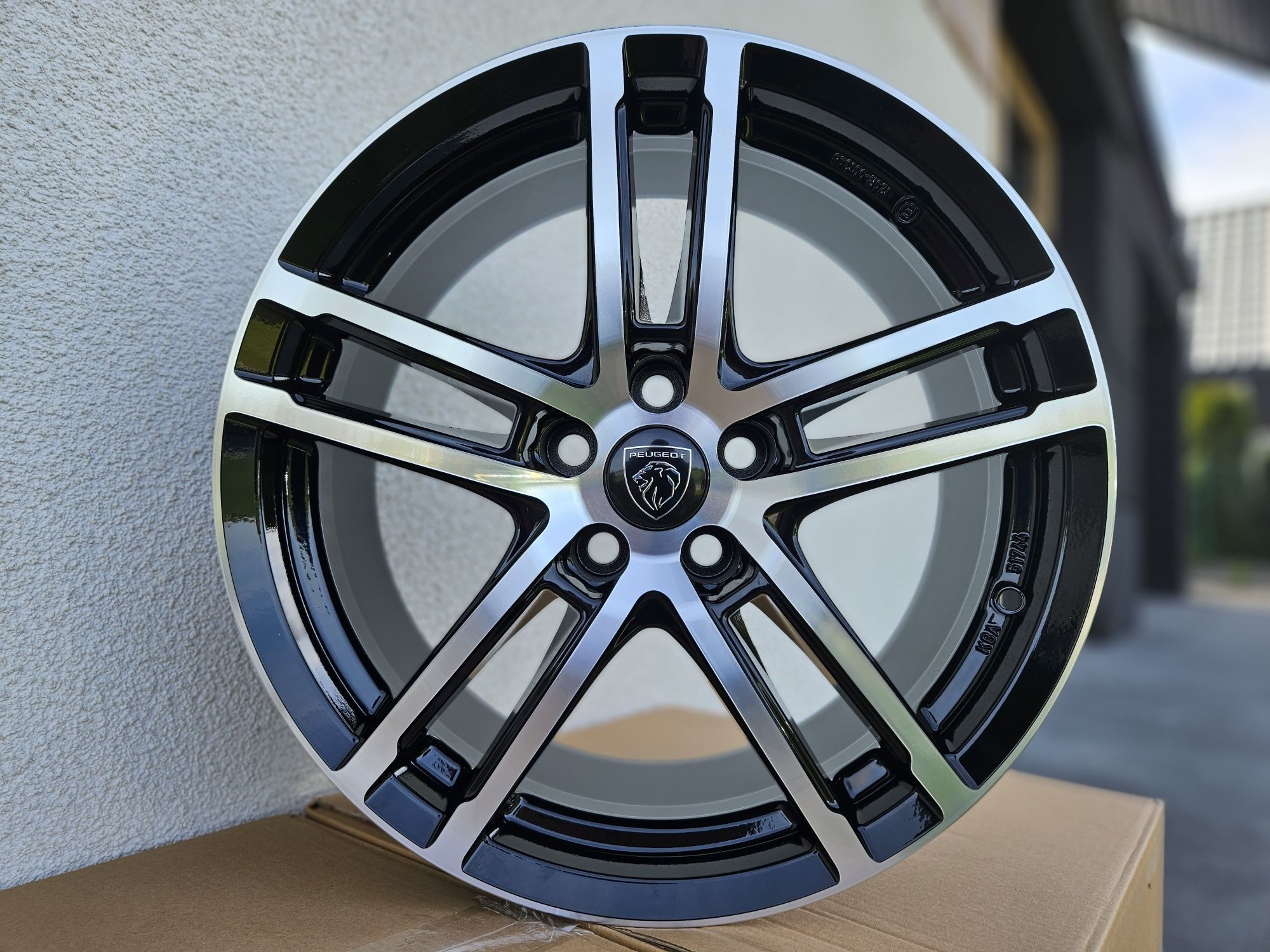 PEUGEOT 18 " NOWE 5X108 Felgi 308 / 508 / 308 GT Alufelgi Czarne Poler