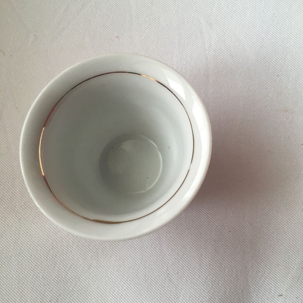 Taça de porcelana