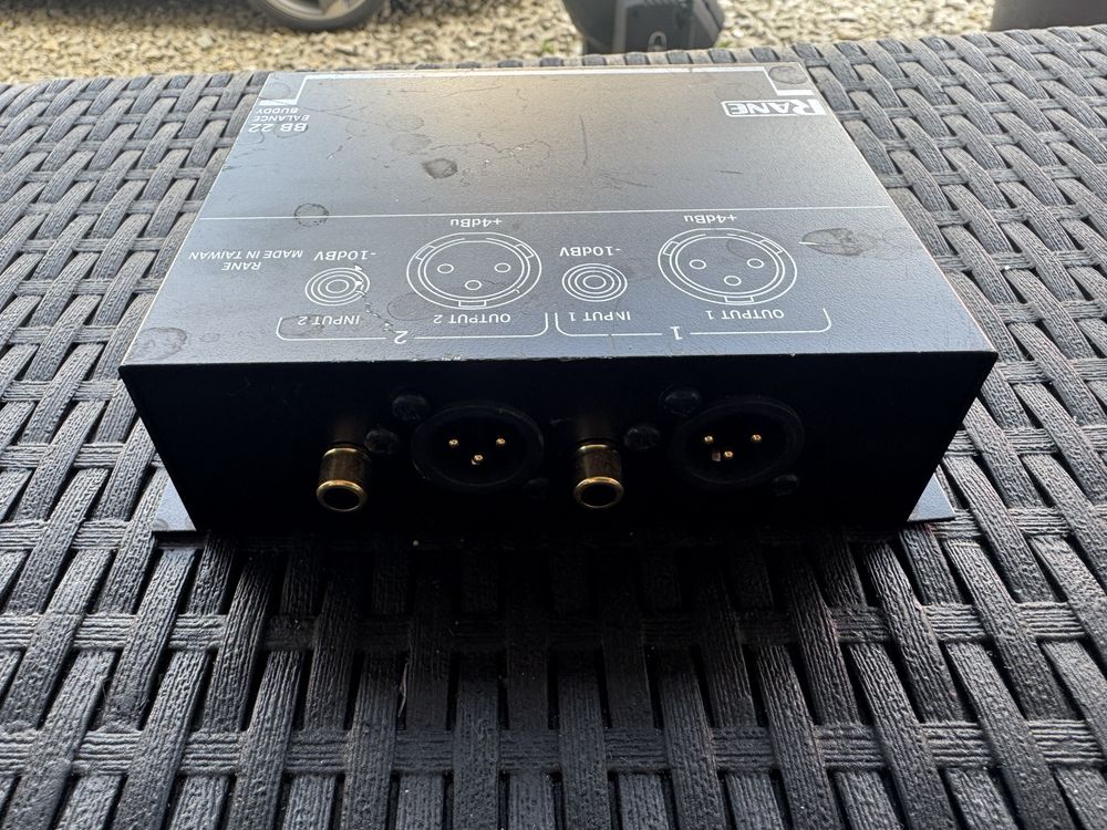 Rane bb22 interfejs konwerter rca xlr jak dibox okazja najtaniej