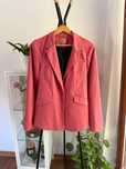 Koralowa marynarka plus size