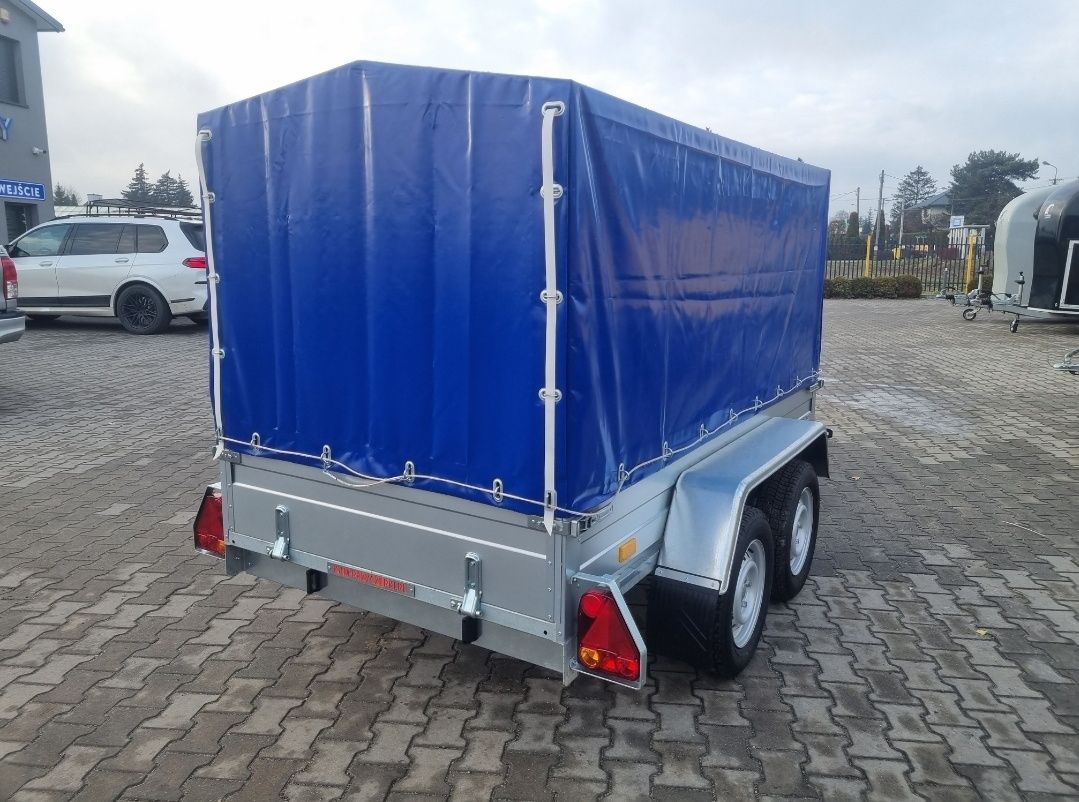 Przyczepa dwuosiowa lekka do 750kg na B 1500kg mocna Rydwan od ręki