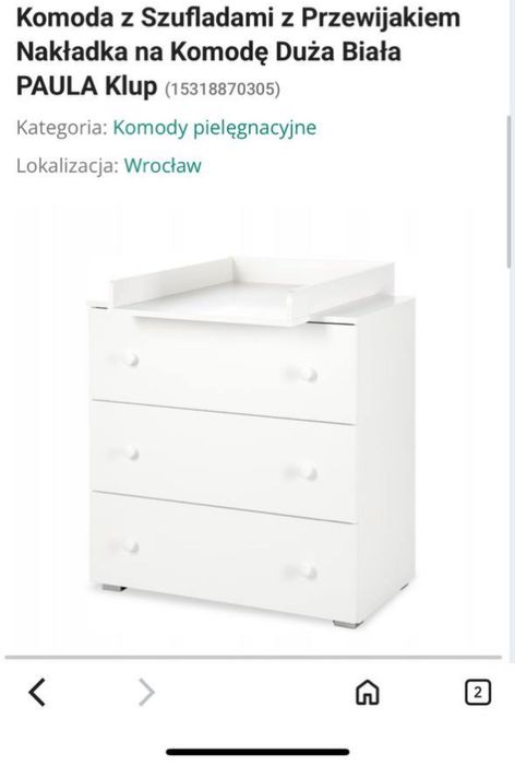 Komoda z przewijakiem