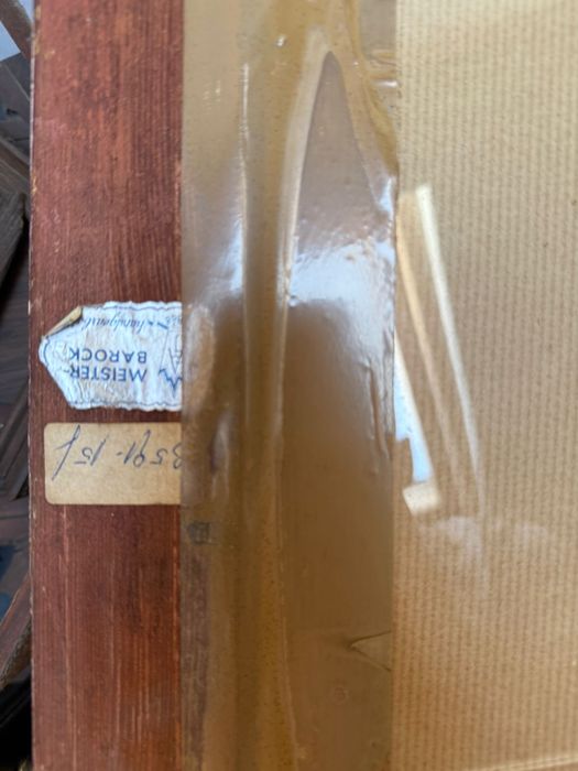 Espelho antigo con moldura