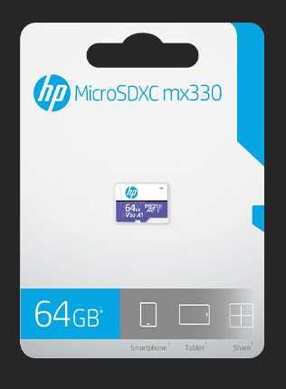 Micro SD HP 64Gb class 10/U3/V30 Карта пам'яті