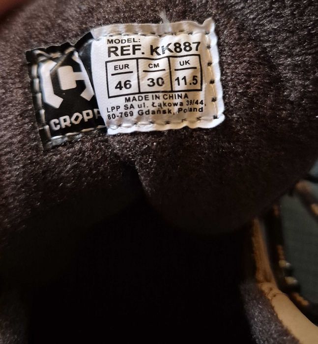 Buty zimowe męskie Cropp rozmiar 46