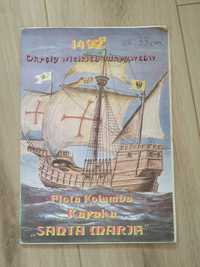 Model Okręty wielkich odkrywców flota Kolumba karaka Santa Maria