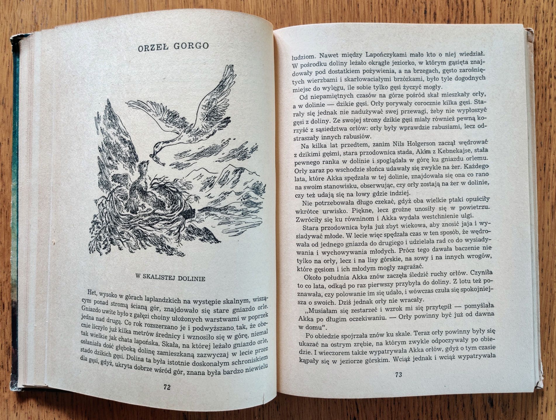 "Cudowna podróż" 1955r. t.2 Selma Lagerlöf