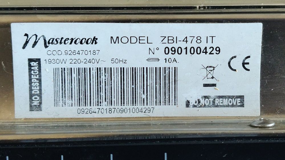 prowadnice górnego kosza do zmywarki Mastercook ZBI-478IT