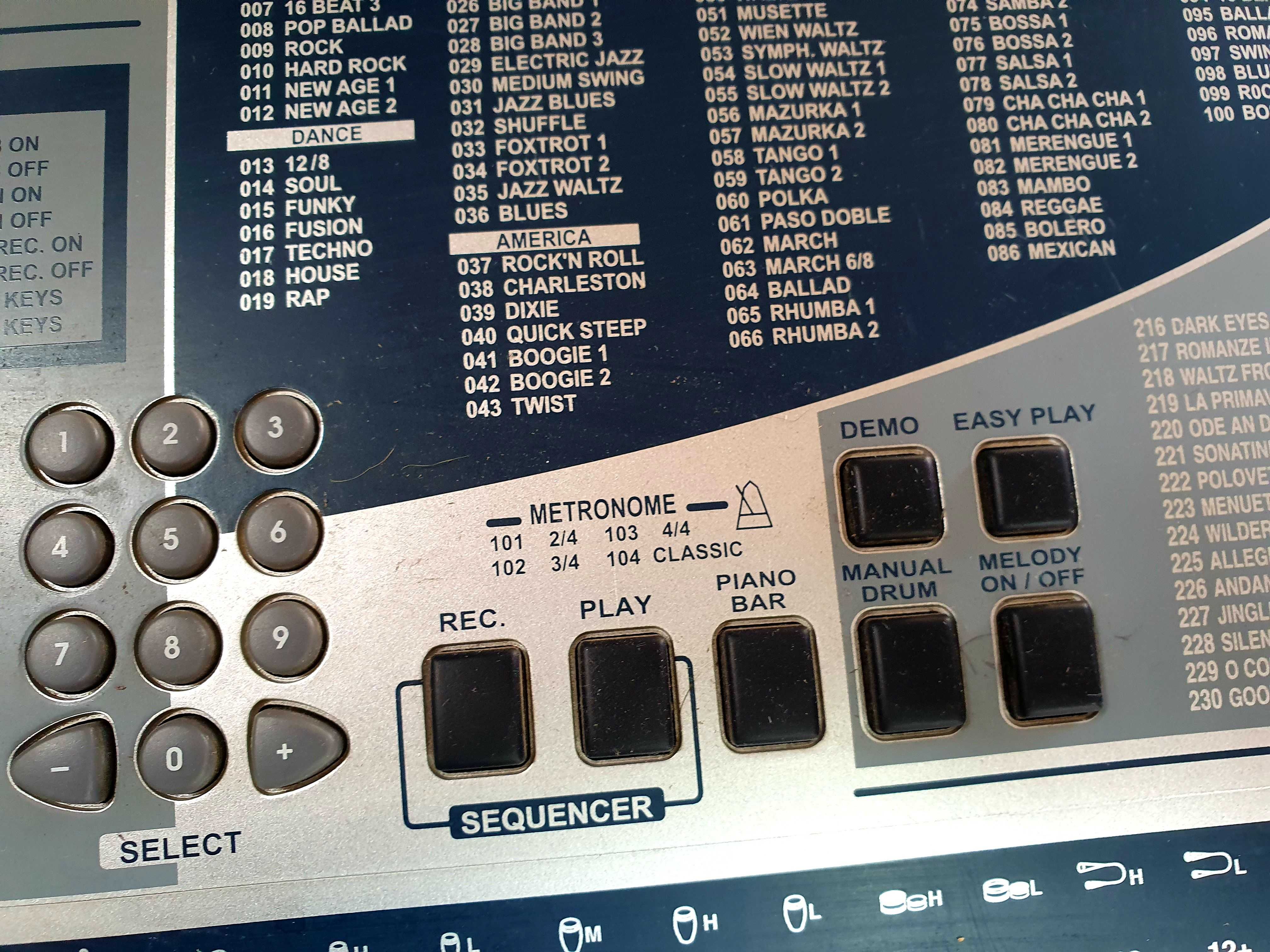 Keyboard Bontempi z nagrywaniem, MIDI, świetne do nauki